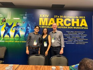 Cleverland Carvalho, coordenador de Projetos Especiais, Captação de Recursos e Gestão de Convênios (Copec) lidera a equipe em Brasília